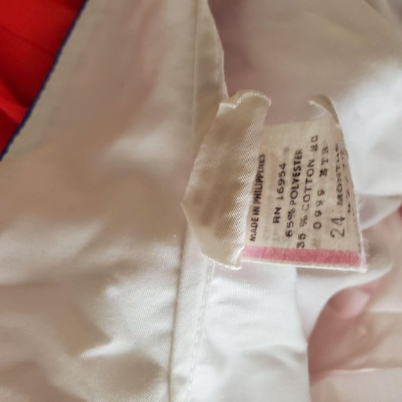 vintage nautical boat applique overall and top set - Picture 5 of 7